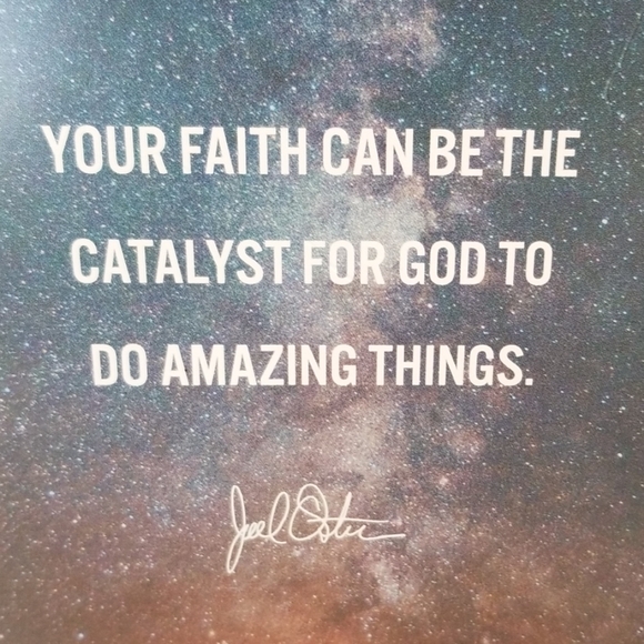 Inspirational sign w/stand NWOT - Picture 1 of 4